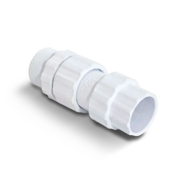 Acople rápido p/caño de PVC M-H rosca 1 1/2" - pegar ø40
