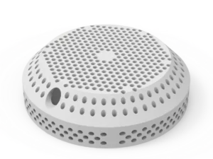 Tapa blanca para succión antivortex